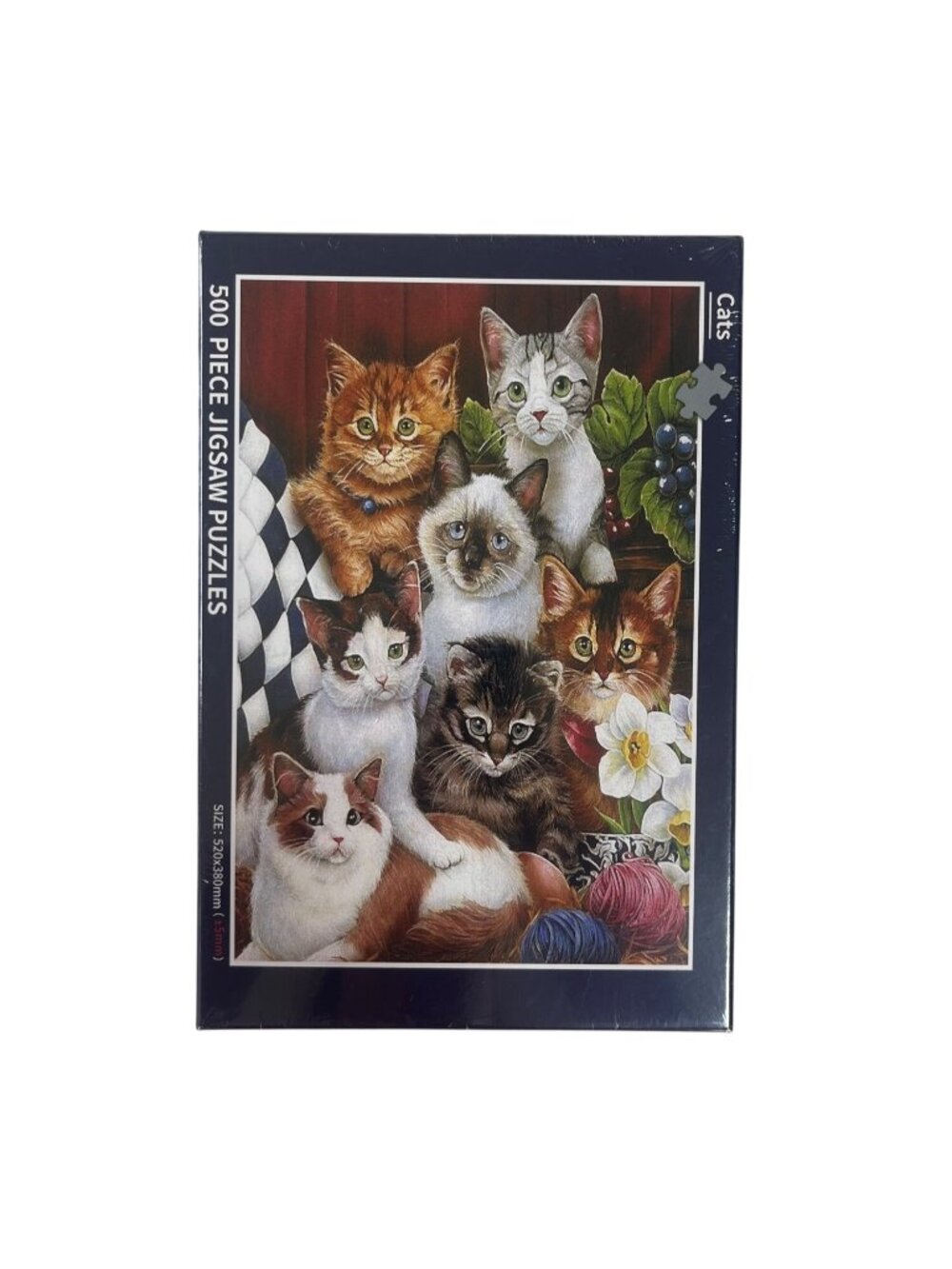 500 Piece Cats Jigsaw Puzzle Colorful Artwork